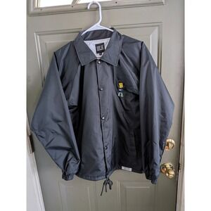Have Fun With The Homies Bart Simpson Mens Windbreaker Jacket Black Medium